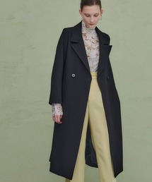 〈150cmから着られる〉バックフレアスプリングチェスターコート