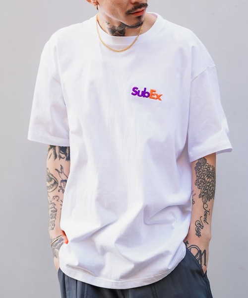 Subciety（サブサエティ）の「INVOICE TEE（Tシャツ/カットソー・メンズ・ホワイト/ベージュ/ブラック・LARGE/SMALL/X-LARGE/XX-LARGE/MEDIUM）」の2枚目の写真