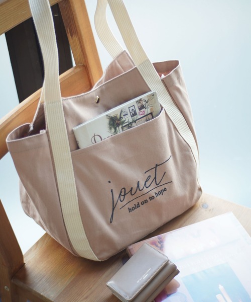 JOUET / ジョエット 】トート バッグ ( 筆記体ロゴ )_（トート