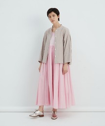 conges payes ADIEU TRISTESSE | 2重布帛ノースリーブワンピース(ワンピース)