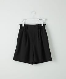 CITEN | ＜CITEN（シテン）＞ハイウエストタック ショートパンツ(その他パンツ)