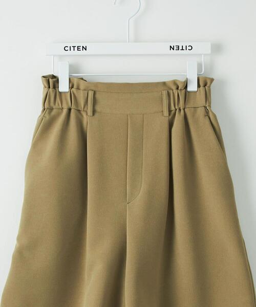 CITEN（シテン）の「＜CITEN（シテン）＞ハイウエストタック ショートパンツ（その他パンツ・レディース・イエロー/ブラック/オリーブ・FREE）」の18枚目の写真