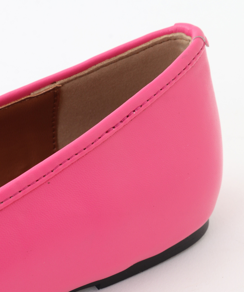 Tiara（ティアラ）の「スクエアトゥバレーシューズ（バレエシューズ・レディース・ピンク/ホワイト/ブラック・M/S/L）」の8枚目の写真