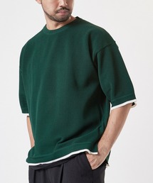 EDIFICE | スポンディッシュ ルーズシルエット メッシュ ニット Tシャツ / WEB限定カラーあり [ユニセックス対応](Tシャツ/カットソー)