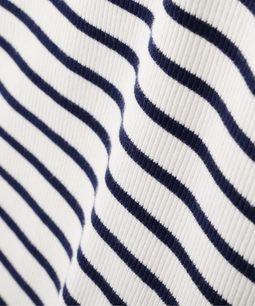 PROPORTION BODY DRESSING（プロポーションボディドレッシング）の「【美人百花5月号掲載 】２ｗａｙ襟付きリブボーダーＣＳ / 1212160404（Tシャツ/カットソー・レディース・ホワイト系その他/ダークネイビー・MEDIUM/SMALL）」の12枚目の写真