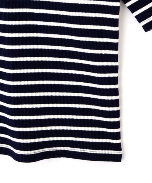 PROPORTION BODY DRESSING（プロポーションボディドレッシング）の「【美人百花5月号掲載 】２ｗａｙ襟付きリブボーダーＣＳ / 1212160404（Tシャツ/カットソー・レディース・ホワイト系その他/ダークネイビー・MEDIUM/SMALL）」の18枚目の写真