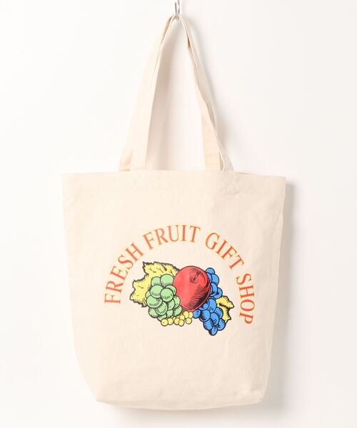 IO(イオ)(イオ)の「FRUIT OF THE LOOM/フルーツオブザルーム/GIFT SHOP キャンバストート 70041500(トートバッグ・レディース・ブラック/レッド・ONESIZE)」の8枚目の写真