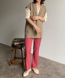 Thevon | センタープレスセミフレアパンツ(その他パンツ)