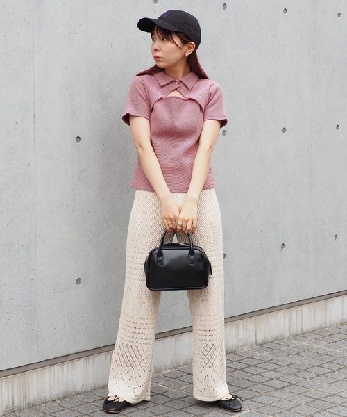 BeAMS DOT（ビームスドット）の「【WEB限定】BeAMS DOT / カッティング プルオーバー（Tシャツ/カットソー・レディース・レッド/ブルー・FREE）」の17枚目の写真