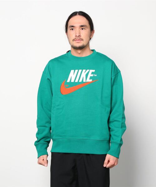NIKE（ナイキ）の「NIKE AS M NSW NIKE FLC CREW / ナイキ NSW フリース L/S クルー 【SP】（スウェット・メンズ・ホワイト/グリーン/ブルー・L/XXL/M/XL/S）」の19枚目の写真