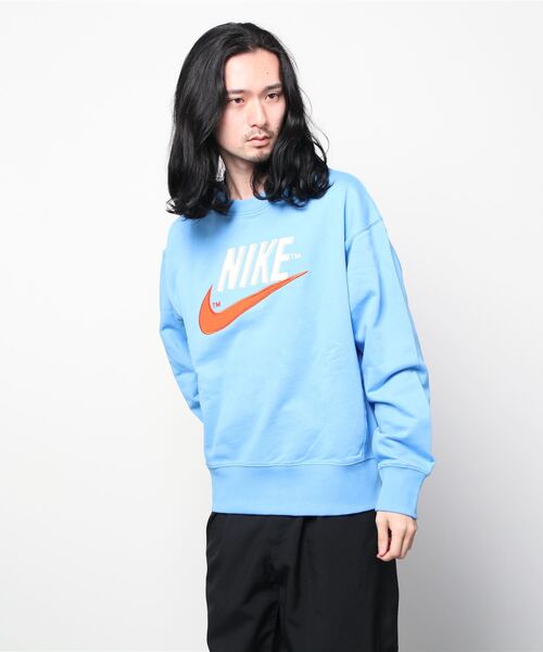 NIKE（ナイキ）の「NIKE AS M NSW NIKE FLC CREW / ナイキ NSW フリース L/S クルー 【SP】（スウェット・メンズ・ホワイト/グリーン/ブルー・L/XXL/M/XL/S）」の20枚目の写真