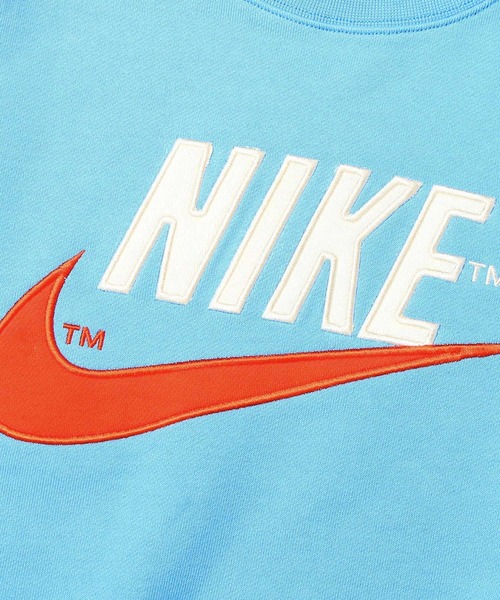 NIKE（ナイキ）の「NIKE AS M NSW NIKE FLC CREW / ナイキ NSW フリース L/S クルー 【SP】（スウェット・メンズ・ホワイト/グリーン/ブルー・L/XXL/M/XL/S）」の9枚目の写真