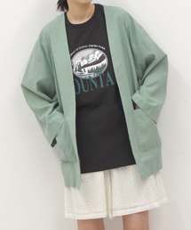 Alley by w closet | 【SETUP対応】【Alley】綿麻ノーカラージャケット(ノーカラージャケット)