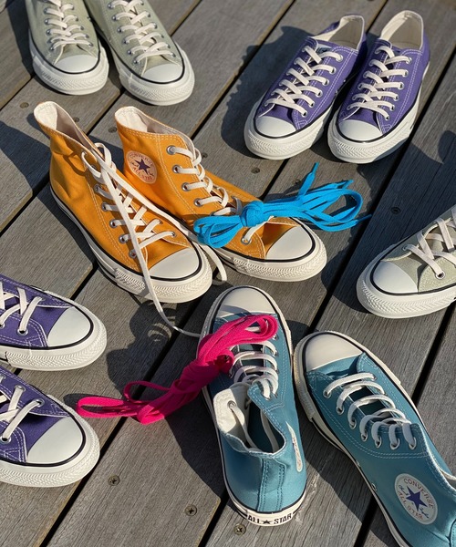 CONVERSE（コンバース）の「【CONVERSE/コンバース】オールスター バートンカラーズ HI（スニーカー・レディース・グリーン/オレンジ系・23.5/24/24.5）」の11枚目の写真