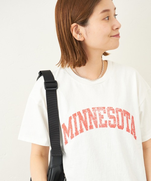 JOURNAL STANDARD（ジャーナルスタンダード）の「別注【SLOPPY/スラッピー】MINESOTA S/S TEE：Tシャツ（Tシャツ/カットソー・レディース・ホワイト/ブラック/グリーン/ブルー系その他・FREE）」の11枚目の写真