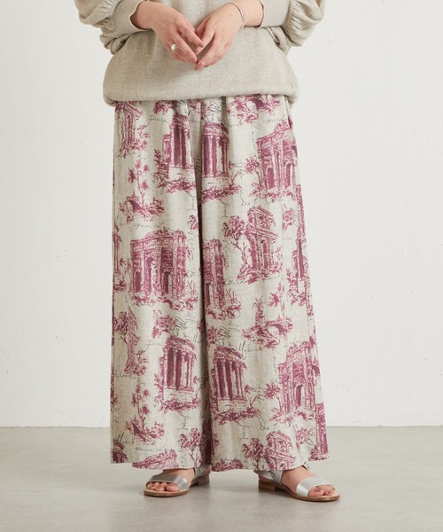 BEARDSLEY(ビアズリー)の「アンティークプリントパンツ(その他パンツ・レディース・ベージュ/グレー・FREE)」の14枚目の写真