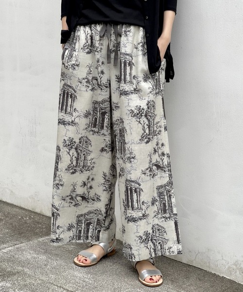 BEARDSLEY(ビアズリー)の「アンティークプリントパンツ(その他パンツ・レディース・ベージュ/グレー・FREE)」の17枚目の写真