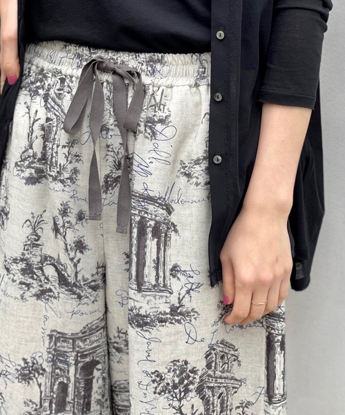 BEARDSLEY(ビアズリー)の「アンティークプリントパンツ(その他パンツ・レディース・ベージュ/グレー・FREE)」の19枚目の写真