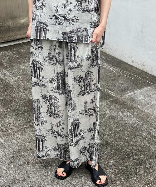 BEARDSLEY(ビアズリー)の「アンティークプリントパンツ(その他パンツ・レディース・ベージュ/グレー・FREE)」の21枚目の写真