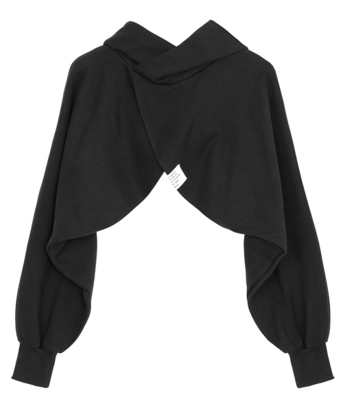 Figments（フィグメンツ）の「ボレロパーカー（パーカー・レディース・ブラック/グレー/オフホワイト・FREE）」の7枚目の写真