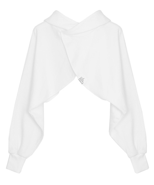pggボレロパーカーホワイト Figments（フィグメンツ）の「ボレロパーカー（パーカー）」 - WEAR