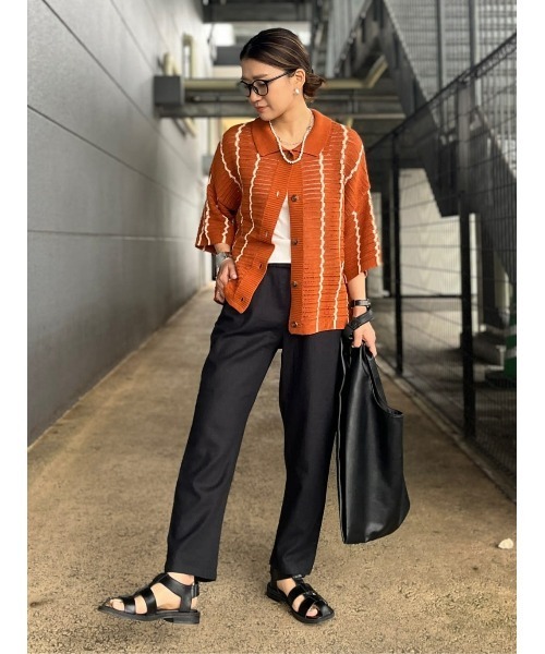 HONEYSUCKLE ROSE（ハニーサックルローズ）の「【HONEYSUCKLE ROSE】ソフトＰＵショッパー（トートバッグ・レディース・シルバー/ブラック・フリー）」の13枚目の写真