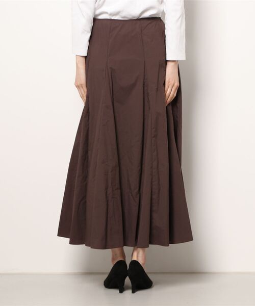 ROPE'（ロペ）の「強撥水ナイロンマチフレアスカート（スカート・レディース・ダークブラウン/ベージュ/グリーン・38/36）」の5枚目の写真