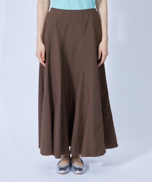 ROPE'（ロペ）の「強撥水ナイロンマチフレアスカート（スカート・レディース・ダークブラウン/ベージュ/グリーン・38/36）」の21枚目の写真