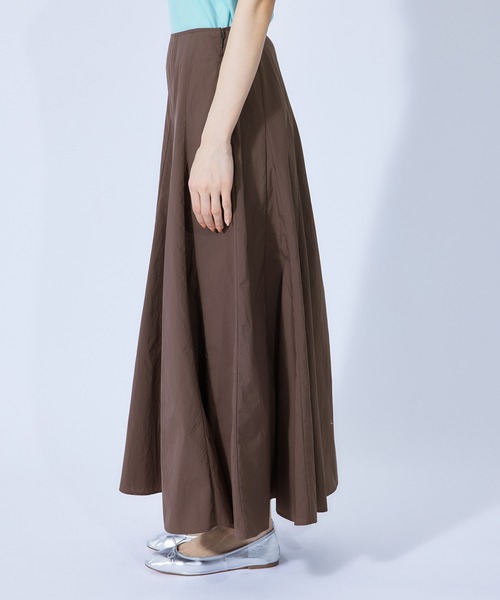 ROPE'（ロペ）の「強撥水ナイロンマチフレアスカート（スカート・レディース・ダークブラウン/ベージュ/グリーン・38/36）」の20枚目の写真