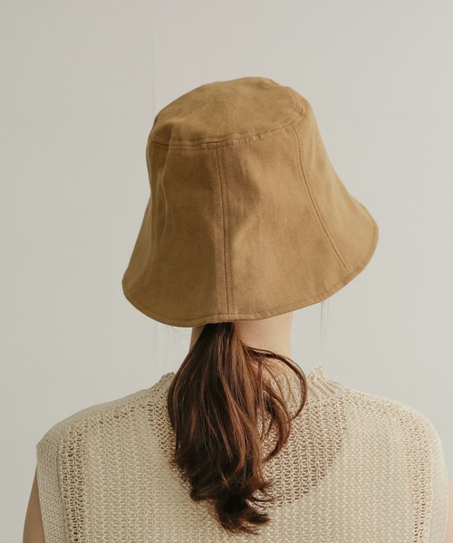 URBAN RESEARCH DOORS（アーバンリサーチドアーズ）の「コットンリネンパネルハット（ハット・レディース・ナチュラル/ベージュ/ブラック・ONE）」の5枚目の写真