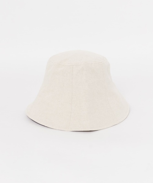 URBAN RESEARCH DOORS（アーバンリサーチドアーズ）の「コットンリネンパネルハット（ハット・レディース・ナチュラル/ベージュ/ブラック・ONE）」の8枚目の写真