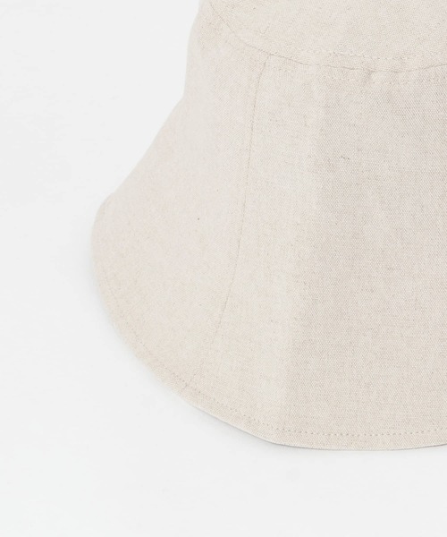 URBAN RESEARCH DOORS（アーバンリサーチドアーズ）の「コットンリネンパネルハット（ハット・レディース・ナチュラル/ベージュ/ブラック・ONE）」の13枚目の写真