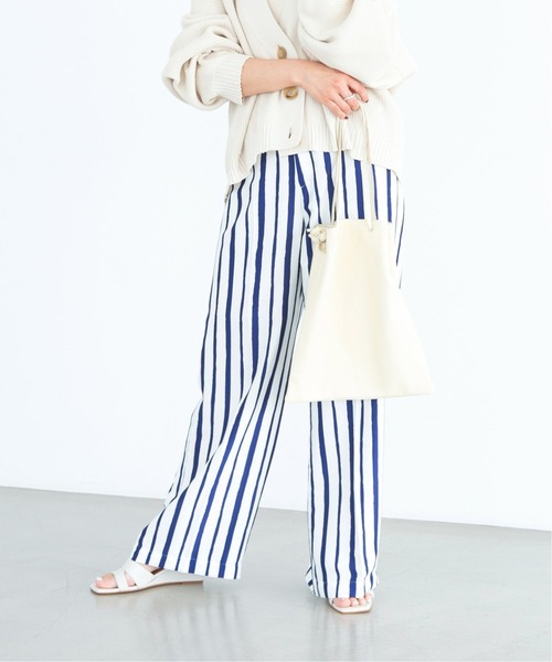 Spick & Span（スピックアンドスパン）の「ストライププリントパンツ