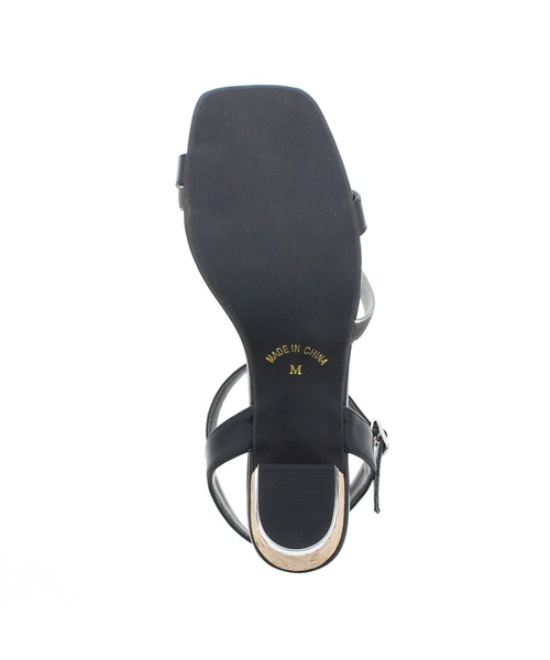 JELLY BEANS(ジェリービーンズ)の「【WEB限定】ハーフクリアヒールストラップサンダル(217-163)JELLY BEANS(ジェリービーンズ)(サンダル・レディース・ライトグレー/ブラック/ピンク/イエロー・LL/S/M/L)」の8枚目の写真