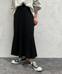 リブニットマーメイドスカート【ZOZOTOWN限定アイテム】