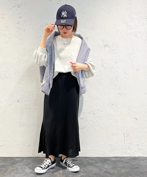 apres jour mignon(アプレジュールミニョン)の「リブニットマーメイドスカート【ZOZOTOWN限定アイテム】(スカート・レディース・ブラック/アイボリー・X-LARGE/SMALL/MEDIUM)」の13枚目の写真