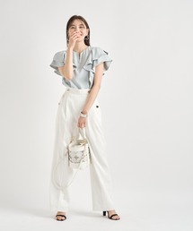 JUSGLITTY（ジャスグリッティー）の「パール付きラッフル