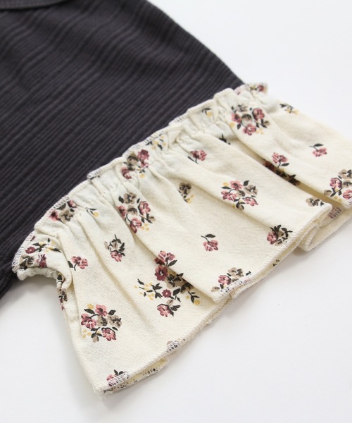 chil2（チルツー）の「袖フリル テレコ半袖Tシャツ（Tシャツ/カットソー・キッズ・A/B/C/D/E・80ｃｍ/90cm/110cm/100cm/120cm/130cm/140cm）」の15枚目の写真