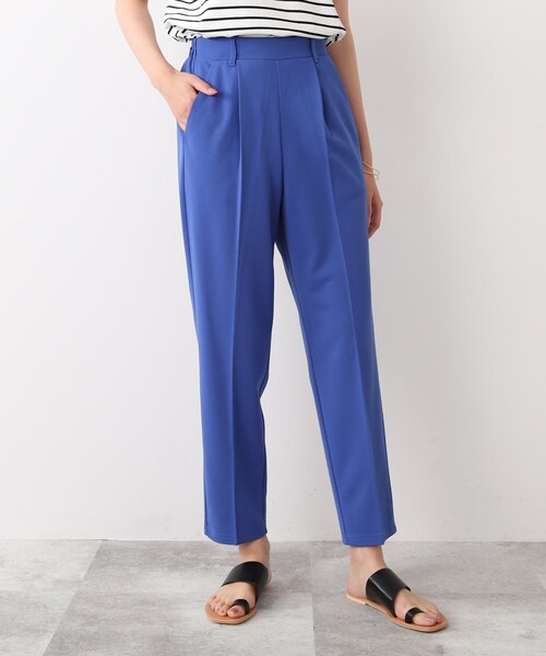 DRESKIP（ドレスキップ）の「◆カットジョーゼットテーパードパンツ（その他パンツ・レディース・ブラック/ブルー/ライトベージュ・02/03/04）」の14枚目の写真