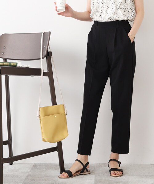 DRESKIP（ドレスキップ）の「◆カットジョーゼットテーパードパンツ（その他パンツ・レディース・ブラック/ブルー/ライトベージュ・02/03/04）」の7枚目の写真