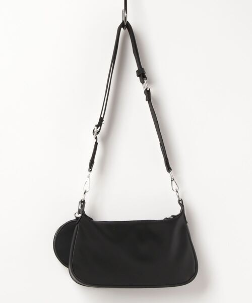 Figments（フィグメンツ）の「ナイロンショルダーバッグ（ショルダーバッグ・レディース・ブラック/オフホワイト・FREE）」の19枚目の写真