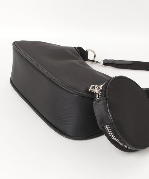 Figments（フィグメンツ）の「ナイロンショルダーバッグ（ショルダーバッグ・レディース・ブラック/オフホワイト・FREE）」の20枚目の写真