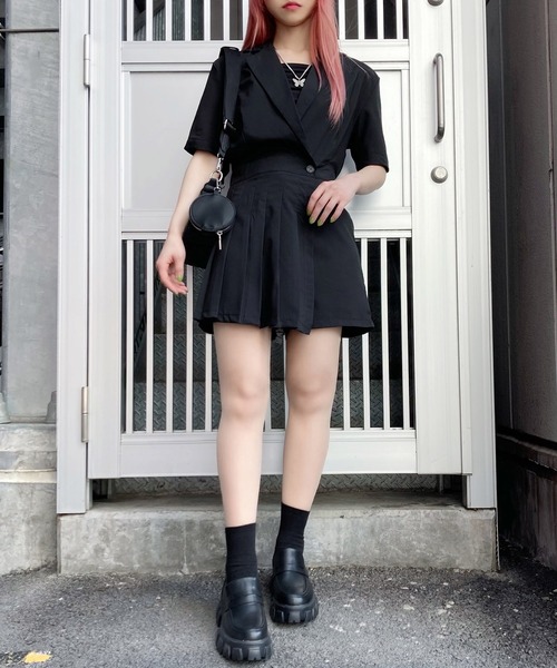 Figments（フィグメンツ）の「ナイロンショルダーバッグ（ショルダーバッグ・レディース・ブラック/オフホワイト・FREE）」の6枚目の写真