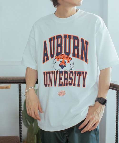 PBLIM（ページボーイリム）の「PAGEBOYLIM/ディスカスAUカレッジT（Tシャツ/カットソー・レディース・オフホワイト/グレー・MEDIUM/LARGE）」の17枚目の写真