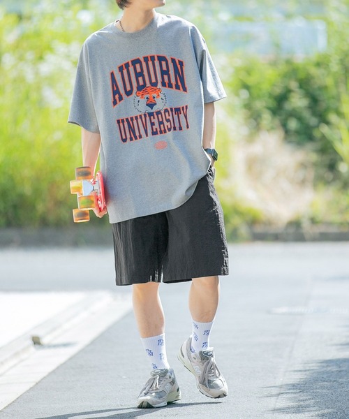 PBLIM（ページボーイリム）の「PAGEBOYLIM/ディスカスAUカレッジT（Tシャツ/カットソー・レディース・オフホワイト/グレー・MEDIUM/LARGE）」の15枚目の写真