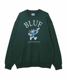 BLUF CAMP Printed-Cotton Sweater BC-1E-N002