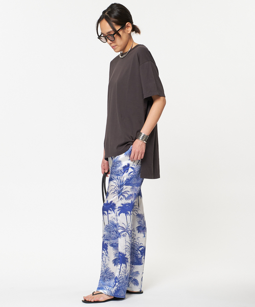 AP STUDIO（エーピーストゥディオ）の「SCENTOF シルキーコットンTシャツ（Tシャツ/カットソー・レディース・ブラック/ホワイト/チャコールグレー・FREE）」の9枚目の写真