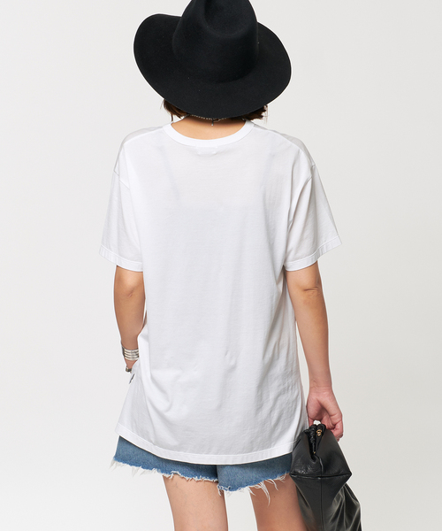 AP STUDIO（エーピーストゥディオ）の「SCENTOF シルキーコットンTシャツ（Tシャツ/カットソー・レディース・ブラック/ホワイト/チャコールグレー・FREE）」の12枚目の写真