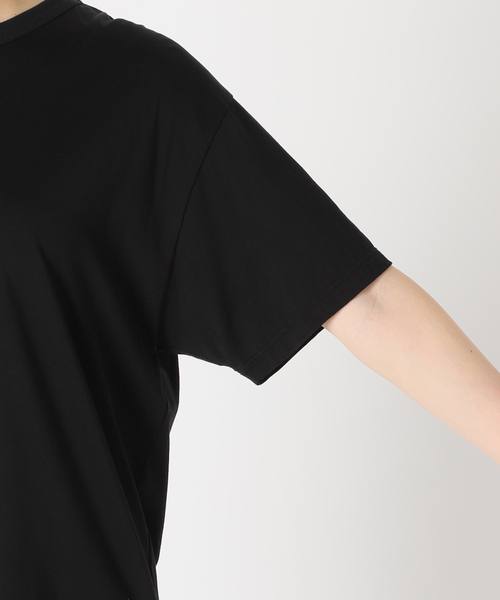 AP STUDIO（エーピーストゥディオ）の「SCENTOF シルキーコットンTシャツ（Tシャツ/カットソー・レディース・ブラック/ホワイト/チャコールグレー・FREE）」の21枚目の写真