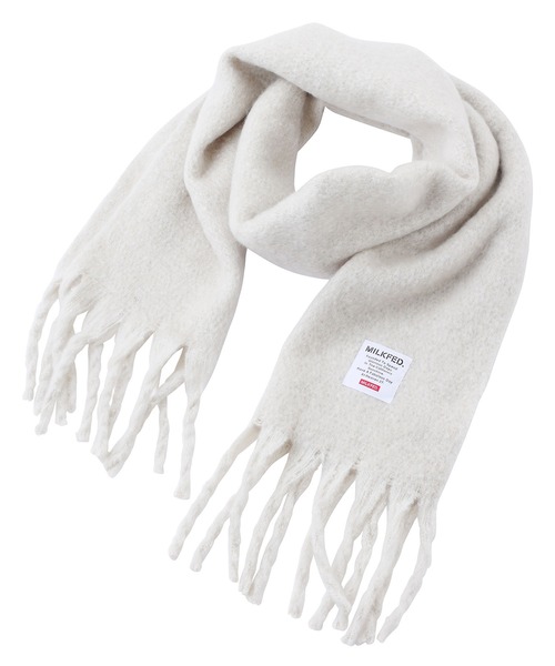 MILKFED.(ミルクフェド)の「BASIC SOLID STOLE(ストール/ショール・レディース・ライトブルー/チャコール/グレー/オフホワイト・ONE SIZE)」の2枚目の写真